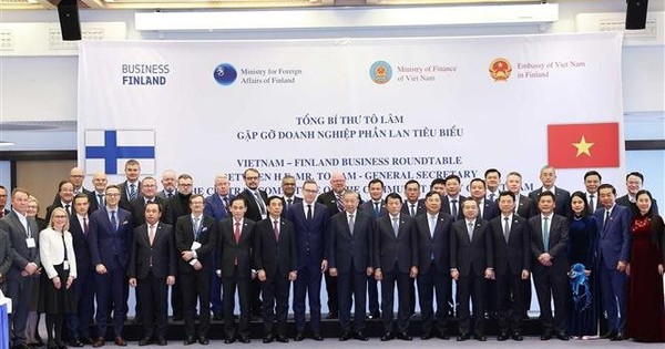 Tổng Bí thư Tô Lâm chứng kiến lễ hợp tác của Viettel, VNPT, Vietjet với các Tập đoàn hàng đầu Phần Lan